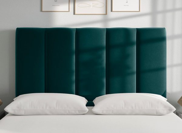 Flaxby Gransmore Headboard  50 King  Green | Bed Sava