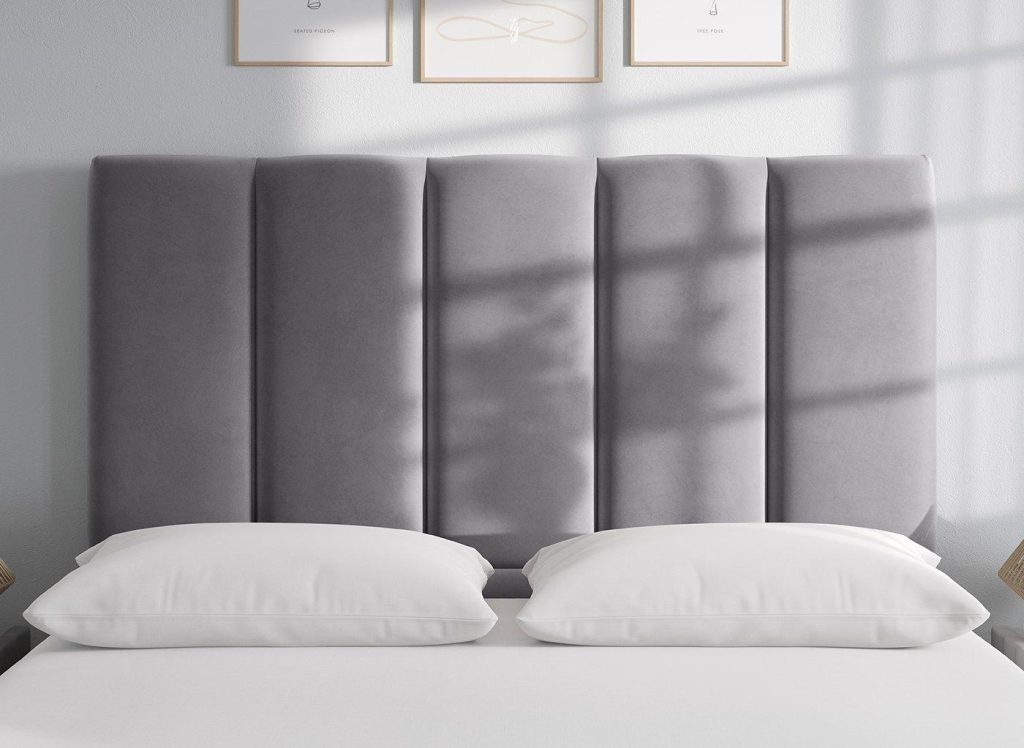 Flaxby Gransmore Headboard  40 Small Double  Purple | Bed Sava