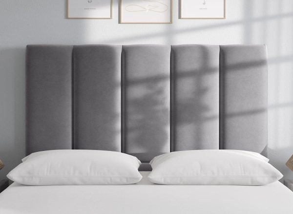 Flaxby Gransmore Headboard  50 King  Purple | Bed Sava