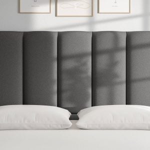 Flaxby Gransmore Headboard  60 Super King  Grey | Bed Sava