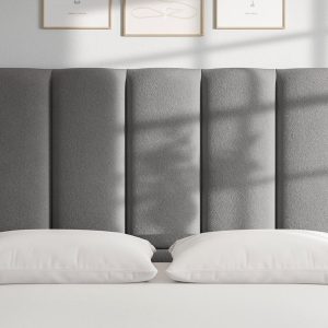 Flaxby Gransmore Headboard  66 Emperor  Silver | Bed Sava