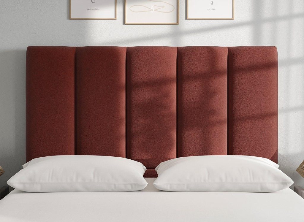 Flaxby Gransmore Headboard  30 Single  Red | Bed Sava