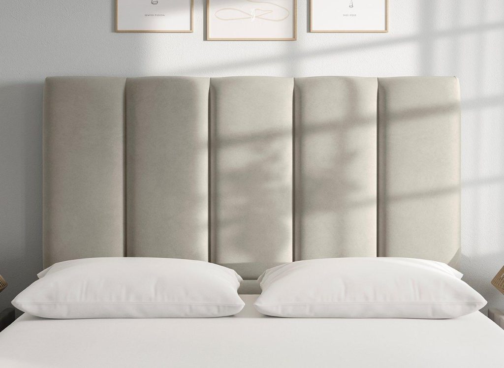 Flaxby Gransmore Headboard  30 Single  Beige | Bed Sava