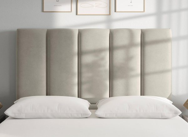 Flaxby Gransmore Headboard  30 Single  Beige | Bed Sava