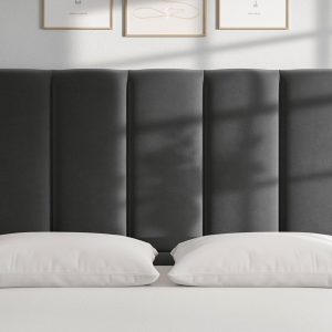 Flaxby Gransmore Headboard  30 Single  Grey | Bed Sava