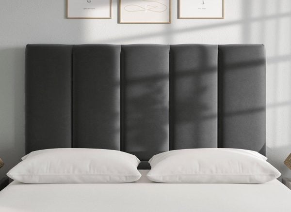 Flaxby Gransmore Headboard  30 Single  Grey | Bed Sava