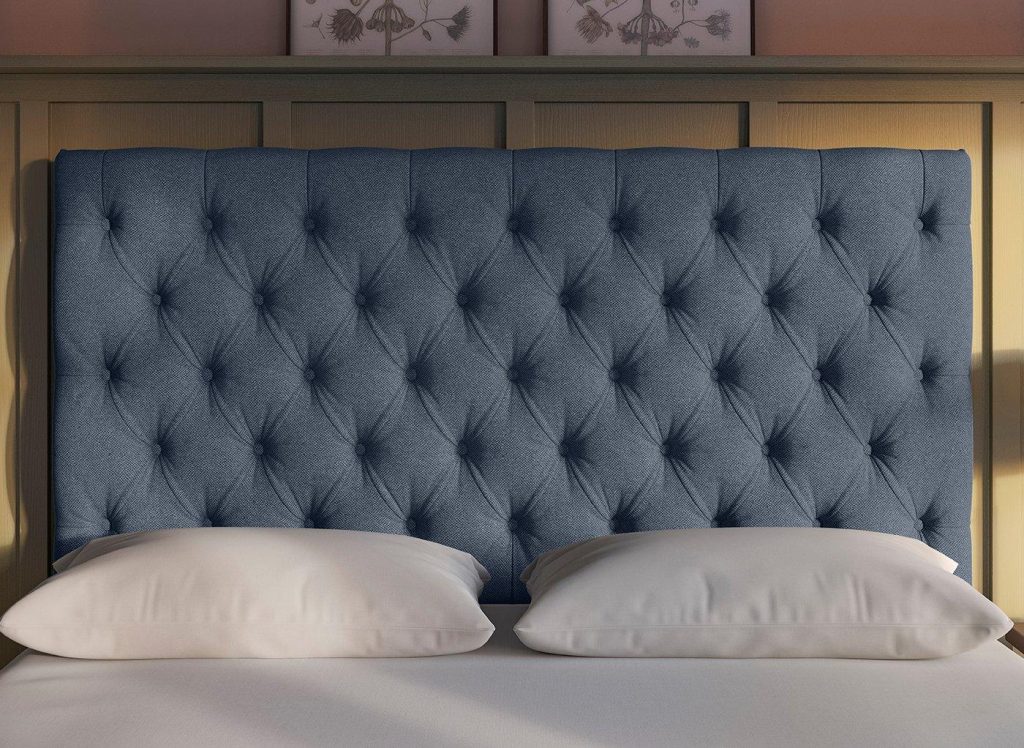 Flaxby Harrogate Headboard  30 Single  Blue | Bed Sava