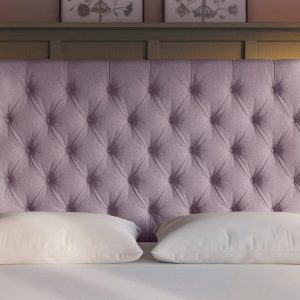 Flaxby Harrogate Headboard  50 King  Purple | Bed Sava