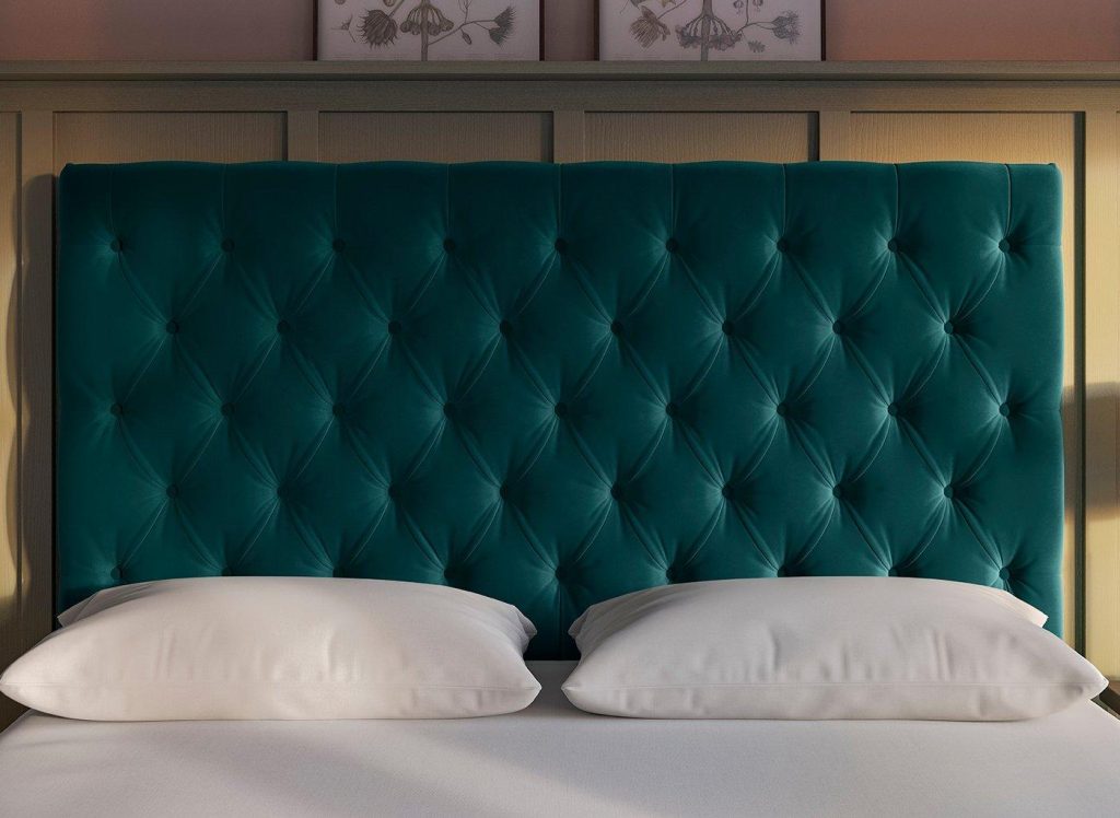 Flaxby Harrogate Headboard  30 Single  Green | Bed Sava
