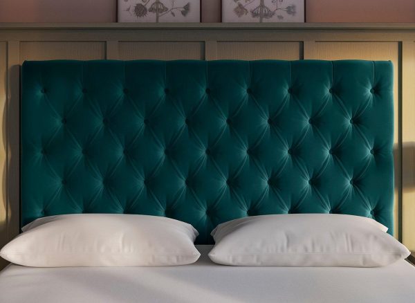 Flaxby Harrogate Headboard  30 Single  Green | Bed Sava