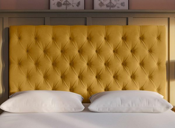 Flaxby Harrogate Headboard  30 Single  Gold | Bed Sava
