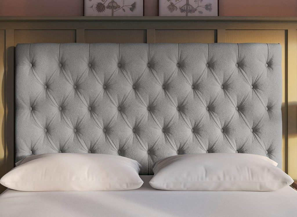 Flaxby Harrogate Headboard  30 Single  Silver | Bed Sava