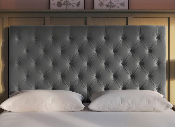 Flaxby Harrogate Headboard  30 Single  Grey | Bed Sava