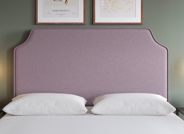 Flaxby Rainton Padded Headboard  30 Single  Purple | Bed Sava