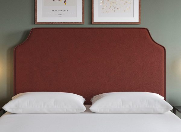 Flaxby Rainton Padded Headboard  30 Single  Red | Bed Sava