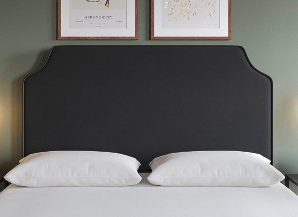 Flaxby Rainton Padded Headboard  46 Double  Grey | Bed Sava
