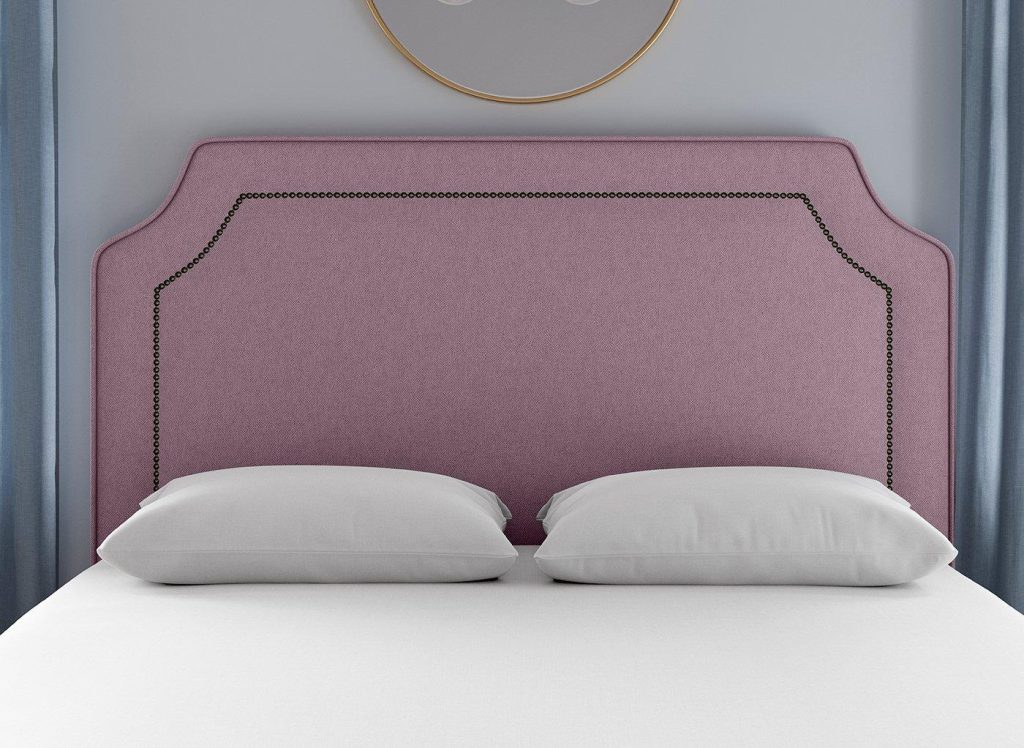 Flaxby Malton Padded Headboard  60 Super King  Purple | Bed Sava