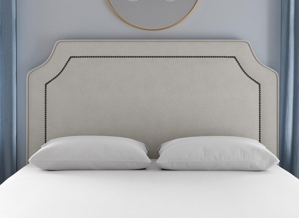 Flaxby Malton Padded Headboard  60 Super King  Cream | Bed Sava