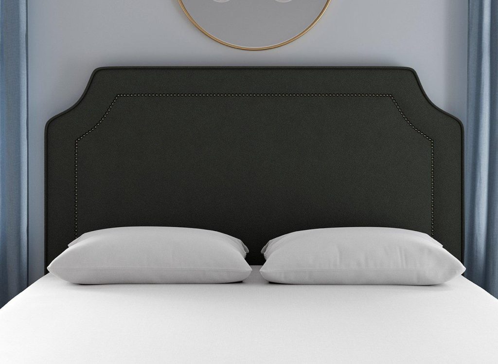 Flaxby Malton Padded Headboard  60 Super King  Green | Bed Sava