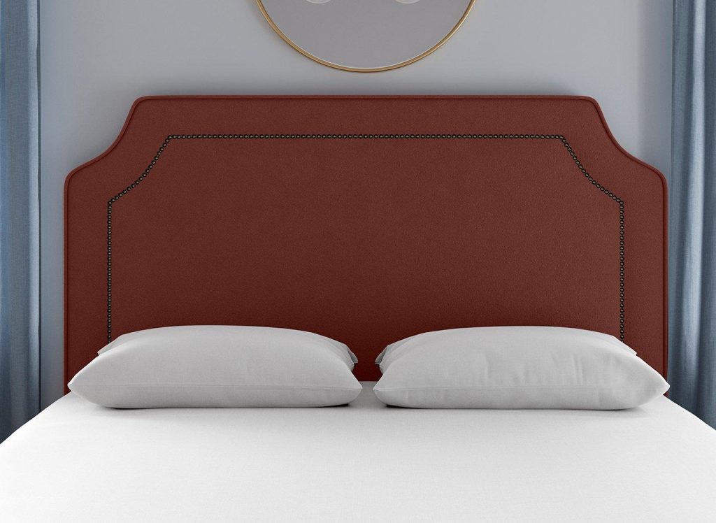 Flaxby Malton Padded Headboard  50 King  Red | Bed Sava