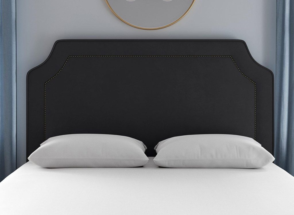 Flaxby Malton Padded Headboard  50 King  Grey | Bed Sava