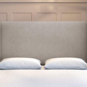 Flaxby Kettlewell Winged Headboard  46 Double  Cream | Bed Sava