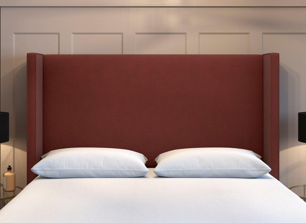 Flaxby Kettlewell Winged Headboard  30 Single  Red | Bed Sava