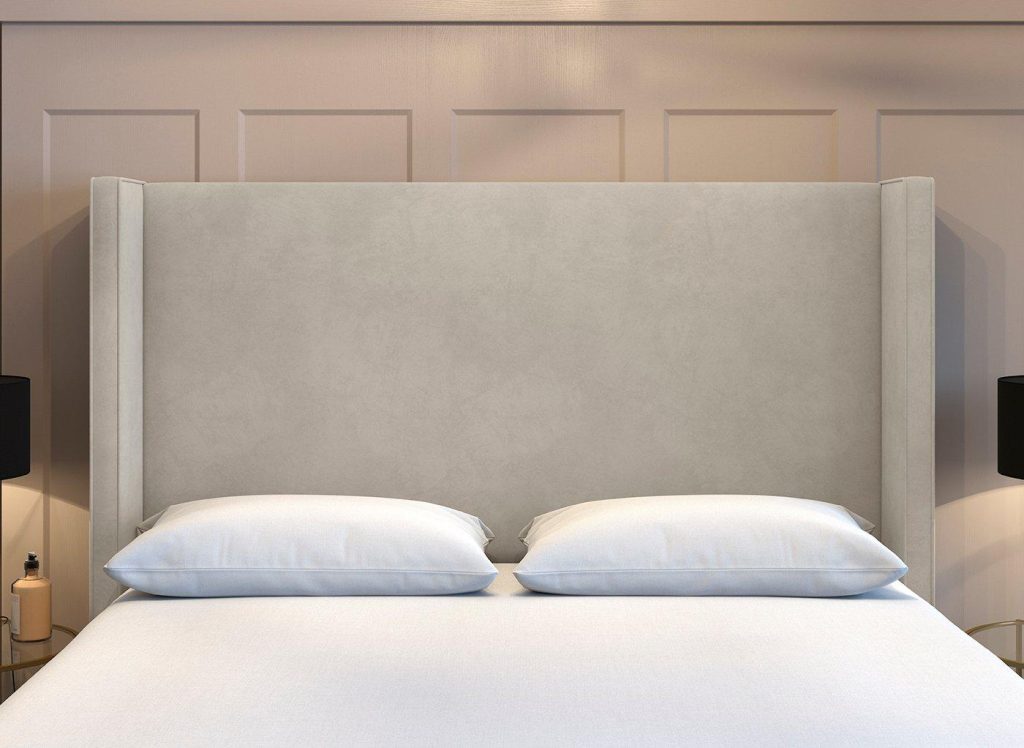 Flaxby Kettlewell Winged Headboard  30 Single  Beige | Bed Sava