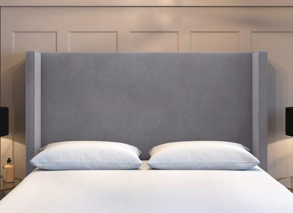 Flaxby Kettlewell Winged Headboard  60 Super King  Purple | Bed Sava