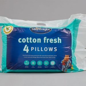 Silentnight So Cotton Fresh Pillow 4 Pack | Bed Sava