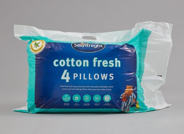 Silentnight So Cotton Fresh Pillow 4 Pack | Bed Sava