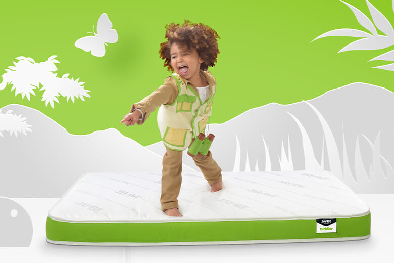 Cot Bed Mattress (140cm x 70cm) - JAY-BE Anti-Allergy Sprung Toddler Mattress