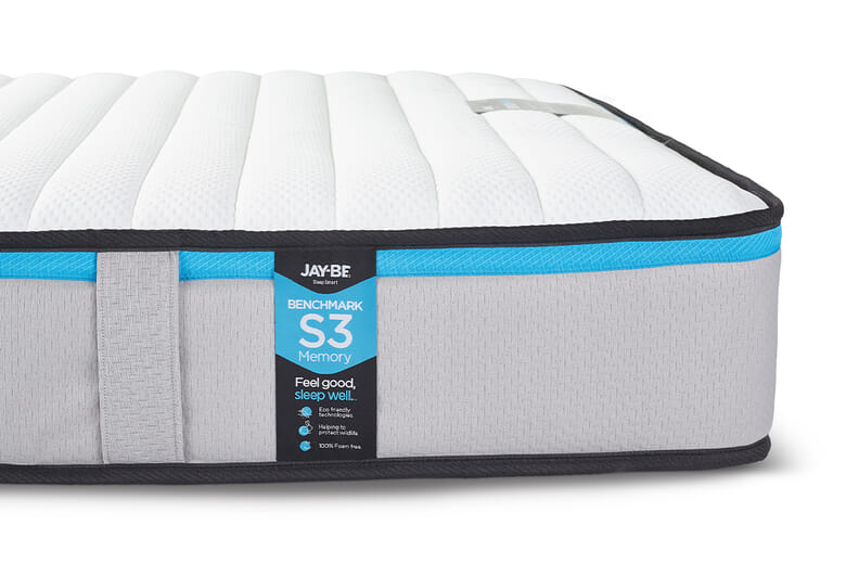 Single 3 x 63  Jay Be Benchmark S3 Memory Eco Friendly Mattress | Bed Sava