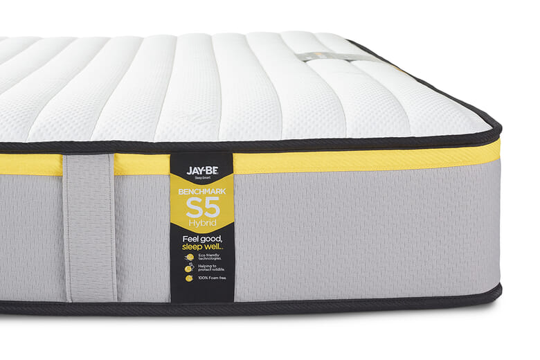 Single 3 x 63  Jay Be Benchmark S5 Hybrid Eco Friendly Mattress | Bed Sava
