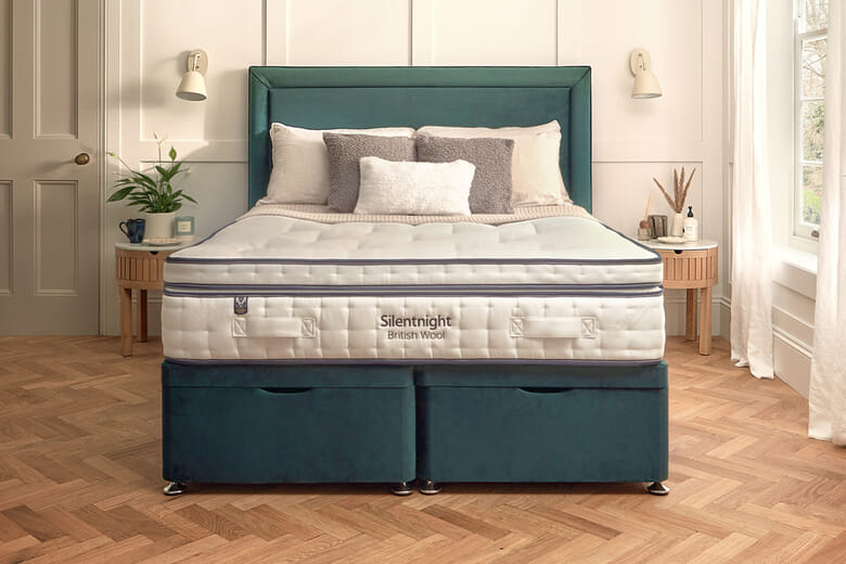Silentnight British Wool 3000 Pillow Top Pocket Mattress Super King | Bed Sava