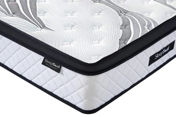 SleepSoul Heaven 3000 CoolGel Pillow Top Mattress King Size | Bed Sava