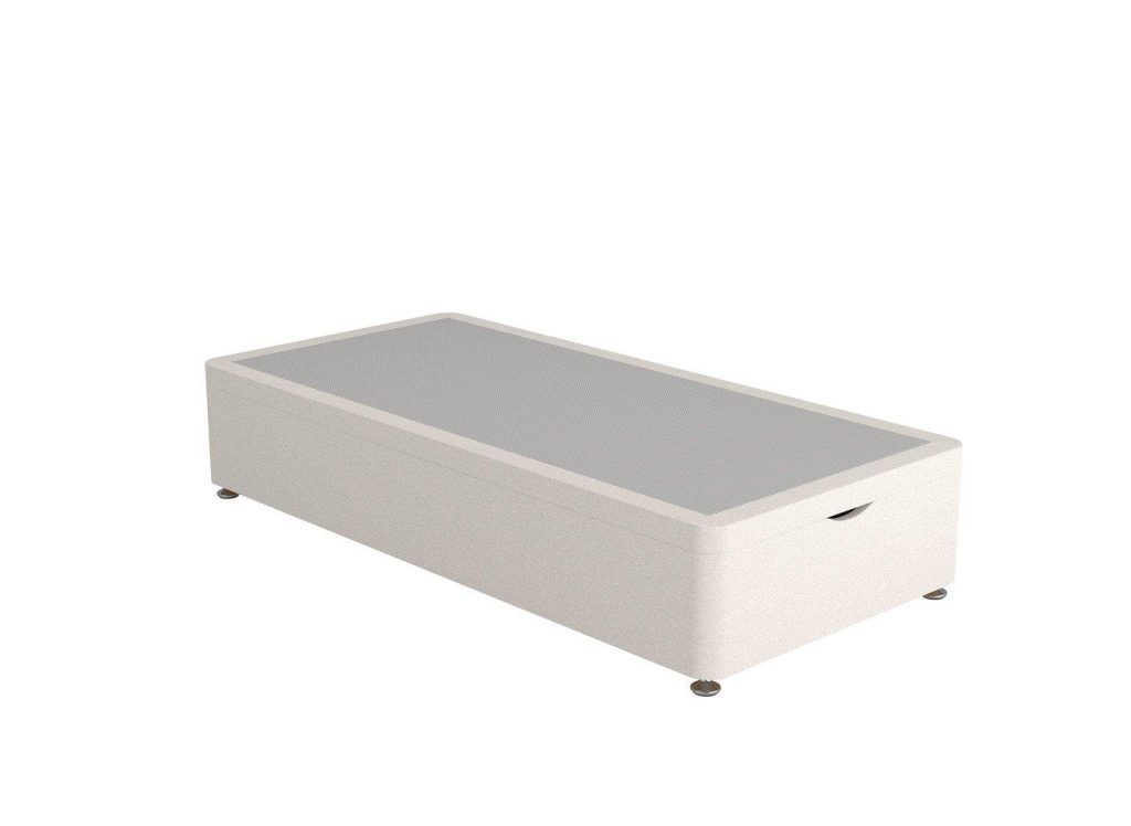 Dream Team Ottoman Divan Bed Base  30 Single  Cream | Bed Sava