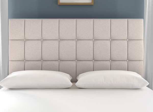 Dream Team Lever Headboard  30 Single  Cream | Bed Sava