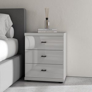 Roberts Drawer Bedside  Grey | Bed Sava