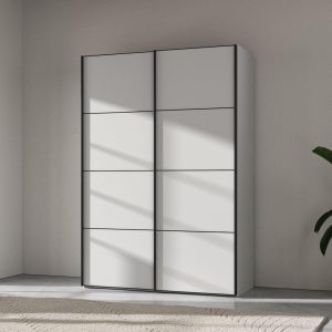 Roberts Small 2 Door Wardrobe  White | Bed Sava