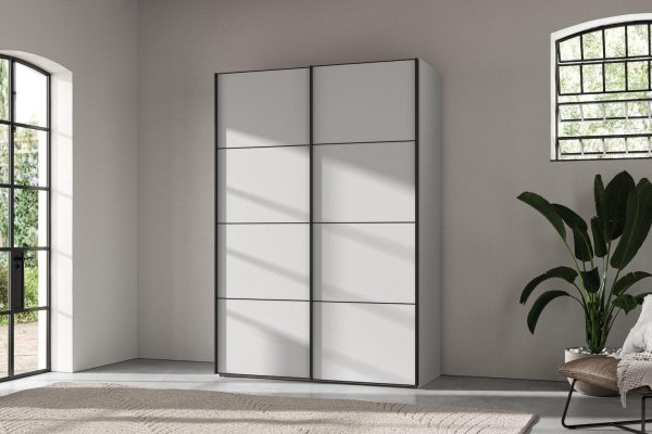 Roberts Small 2 Door Wardrobe  White | Bed Sava