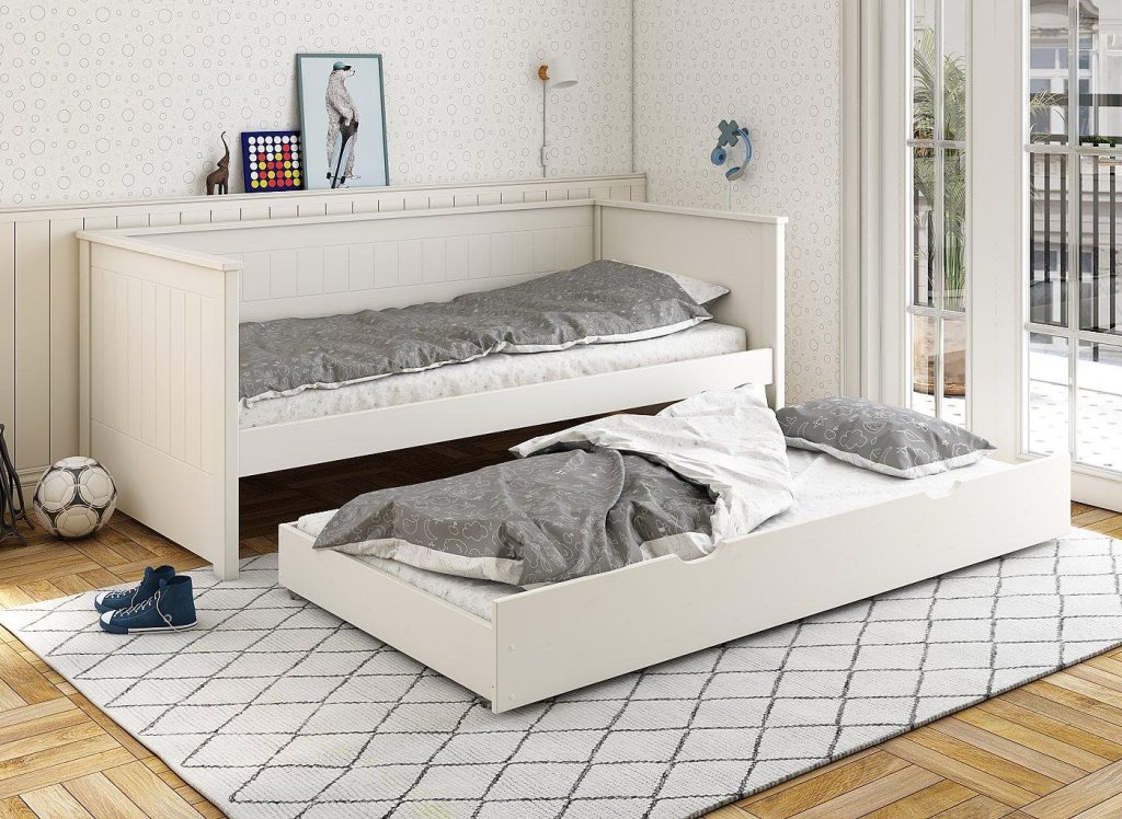 Northwood Day Bed with Trundle - 3'0 Single - White