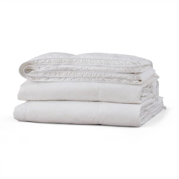 White Snow Duck Down  Feather Duvet  Single 105 tog SpringAutumn warmth | Bed Sava