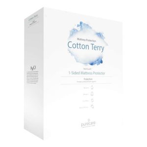 Purecare Cotton Terry Serenity Premium Mattress Protector Small Double | Bed Sava