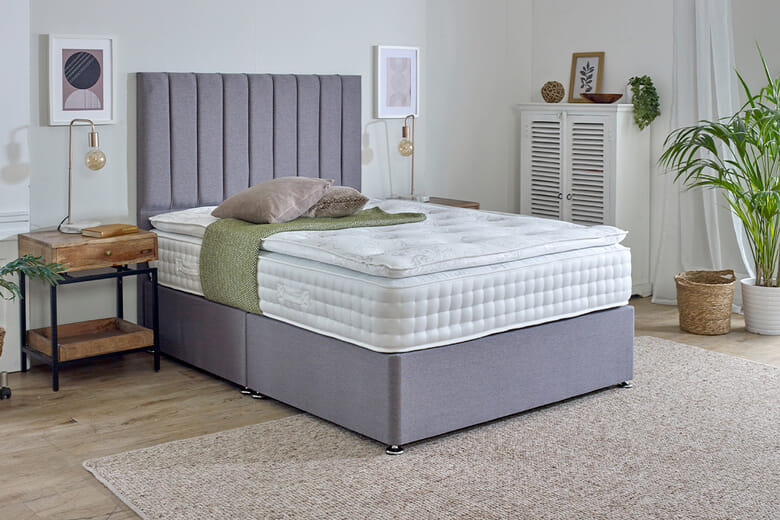 Spring King® Wool Sublime 2000 Pillow Top Mattress, Super King Zip & Link
