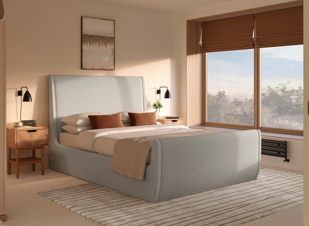 Thetford Upholstered Bed Frame - 5'0 King - Grey