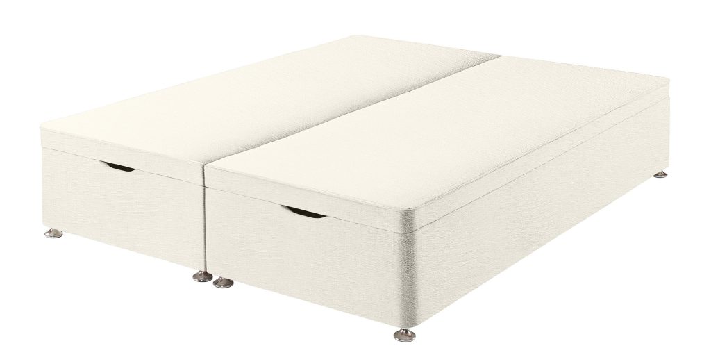 Harrison Spinks Classic Ottoman Divan Base - Greek Islands Chalk, Double
