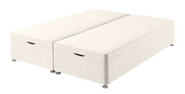 Harrison Spinks Classic Ottoman Divan Base  Greek Islands Chalk Double | Bed Sava