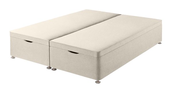 Harrison Spinks Classic Ottoman Divan Base  Mole Pebble Super King | Bed Sava