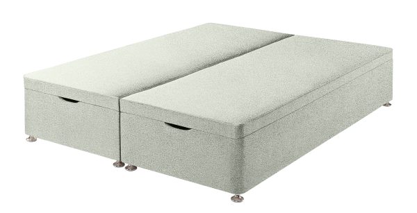 Harrison Spinks Classic Ottoman Divan Base  Rustika Pale Grey King | Bed Sava